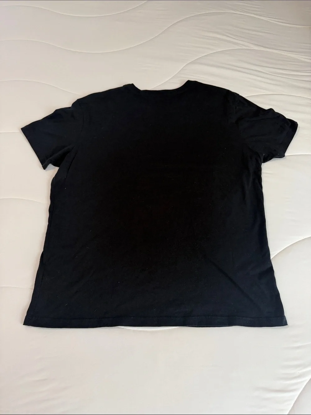 True Religion Black Tee with Large White Graphic '92 Motif